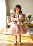 Girls Premium Tulle Party Frock with Removable Jacket