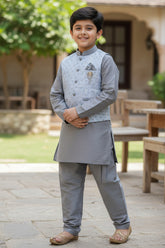 Elegant Kurta Jacket Set