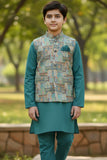 Coral Elegance Kurta Set