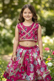 Pink Cotton Lehenga Choli Set