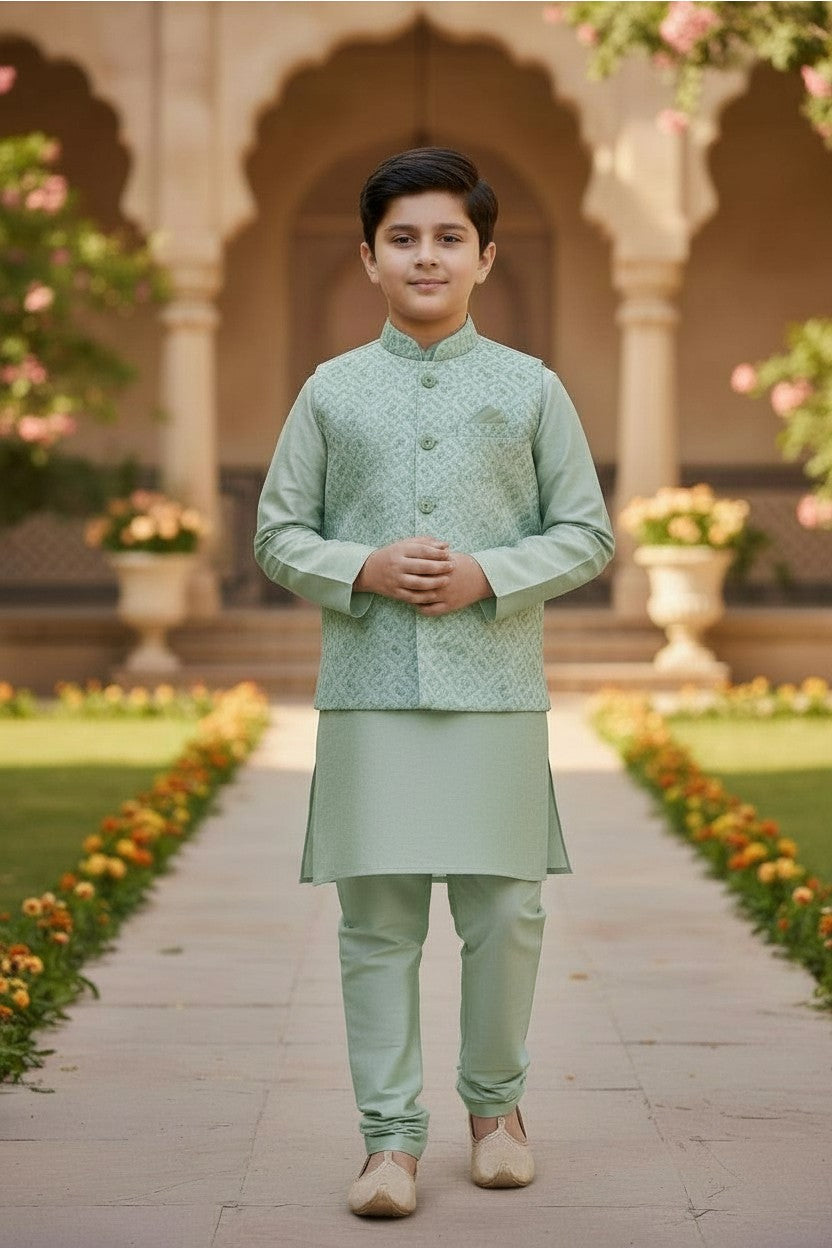 Kurta Jacket Set