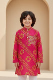 Pink Cotton Kurta Pyjama Set
